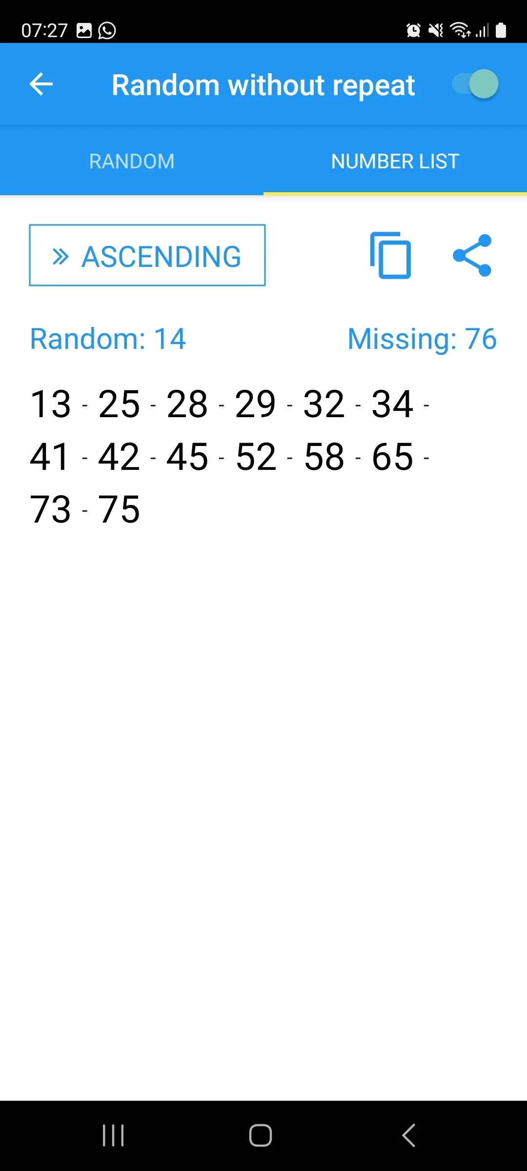 Random Number Generator | Indus Appstore | Screenshot