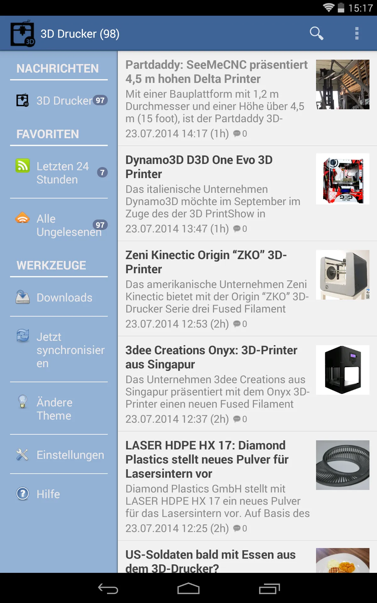 3D Drucker | Indus Appstore | Screenshot