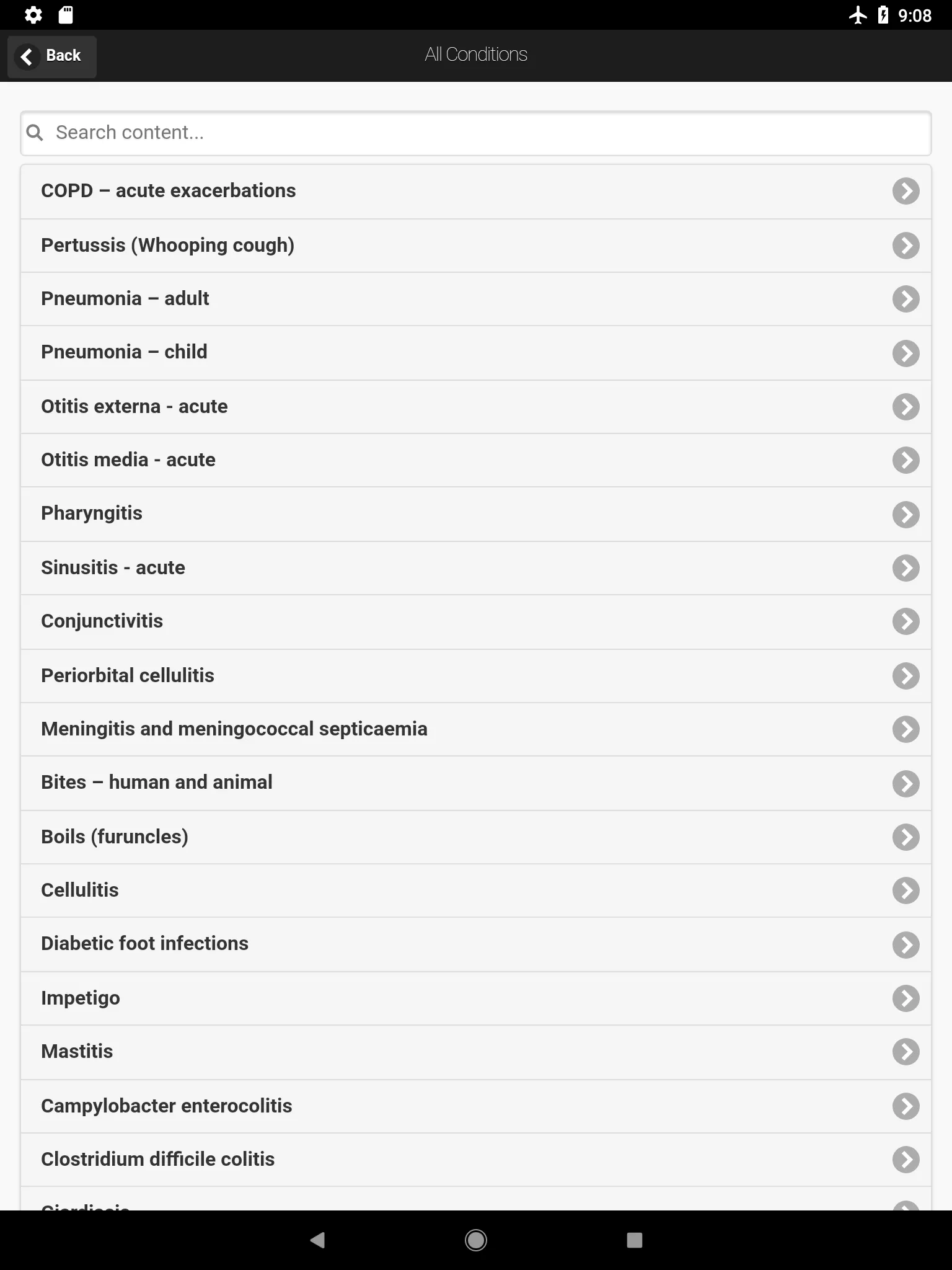 Antibiotic of common infection | Indus Appstore | Screenshot