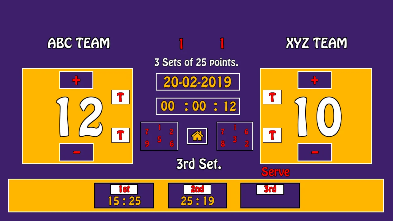 Ultimate Volleyball Scoreboard | Indus Appstore | Screenshot