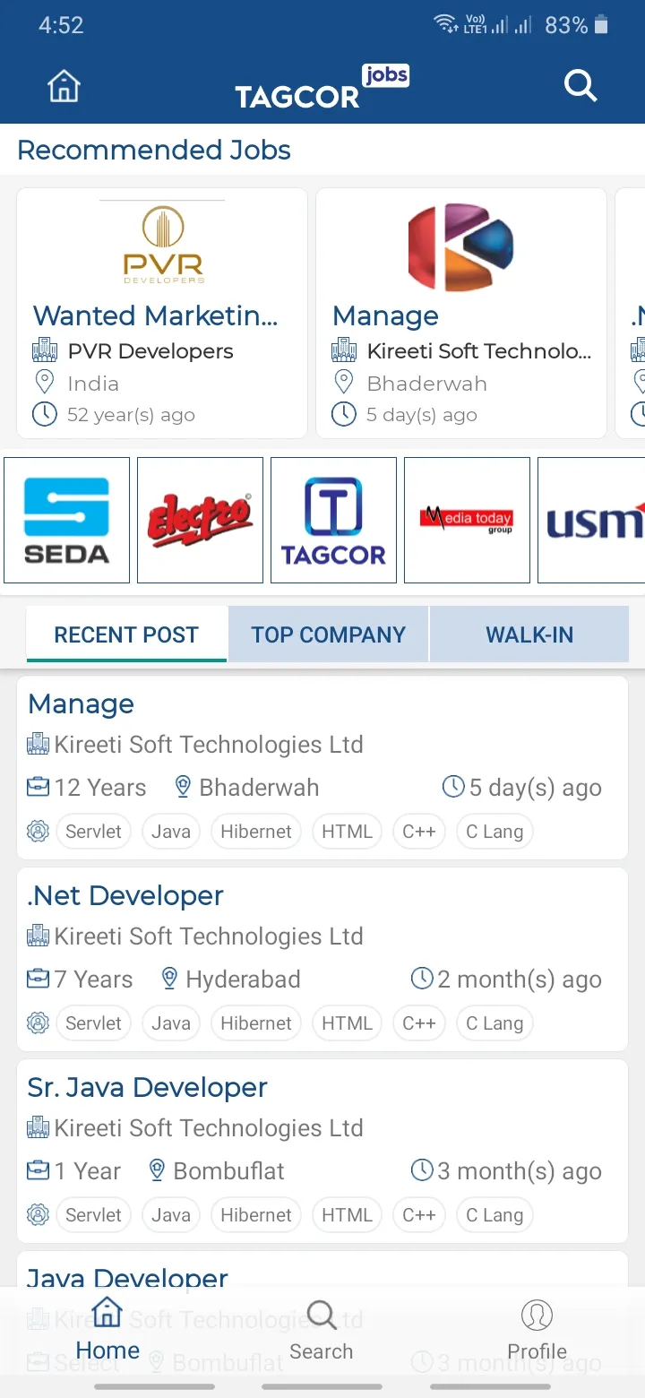 Tagcor : Job Search, Business  | Indus Appstore | Screenshot