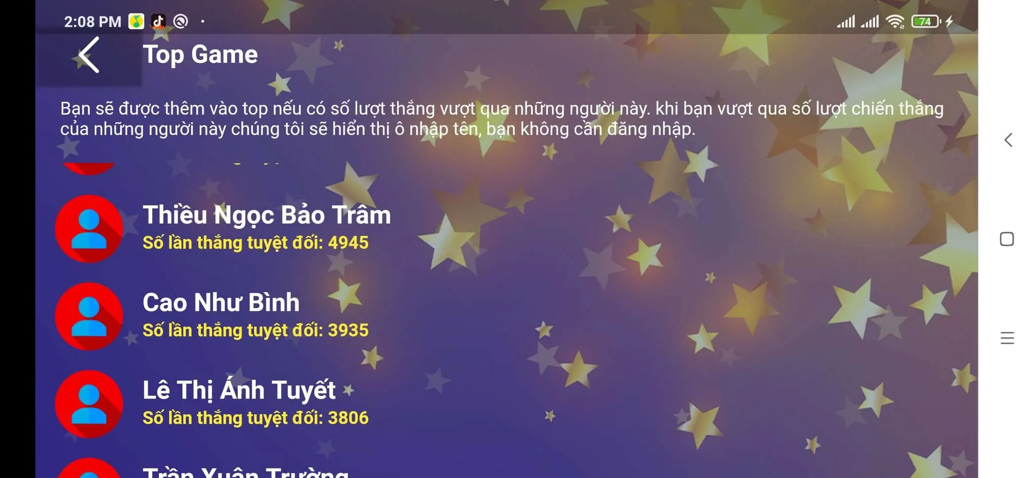 AI LA TRIEU PHU: ĐỌC CÂU HỎI | Indus Appstore | Screenshot