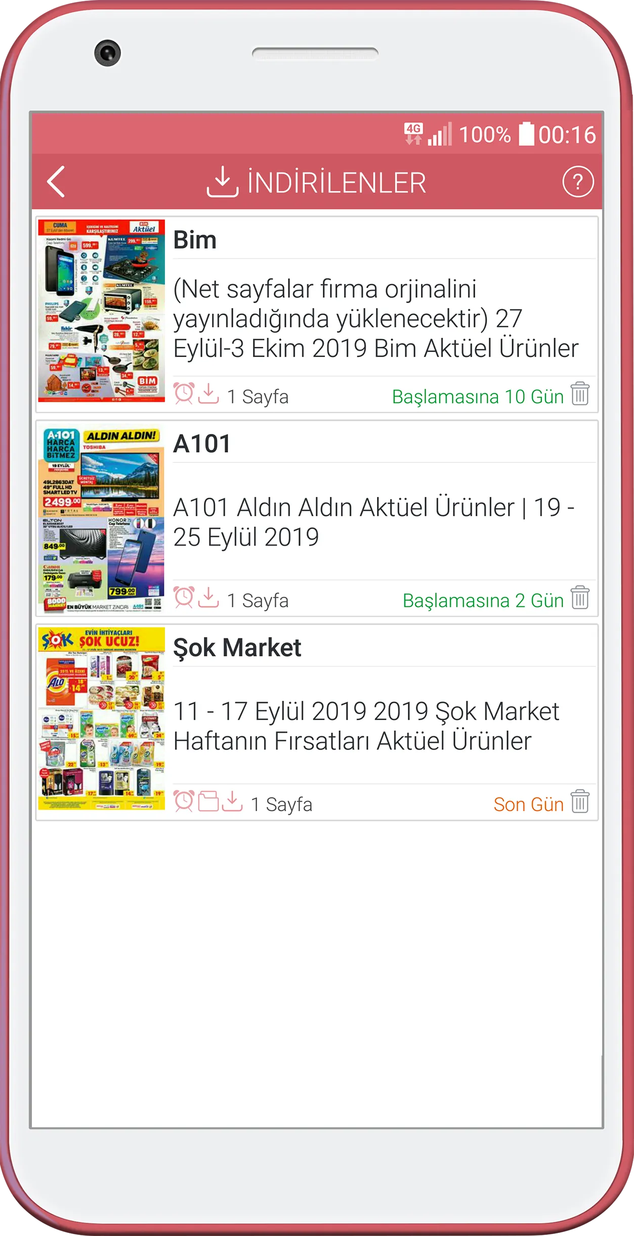 Bim,A101,Şok Market Broşürleri | Indus Appstore | Screenshot