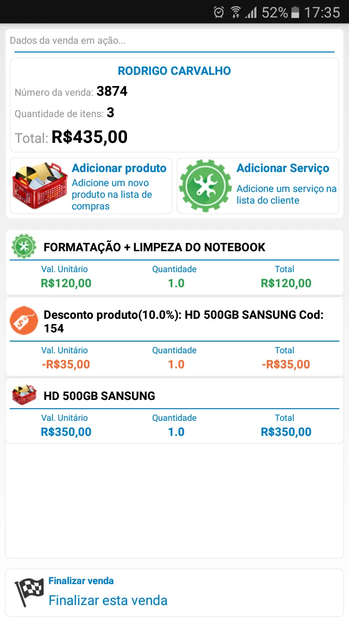 Controle de Vendas Venda Fácil | Indus Appstore | Screenshot