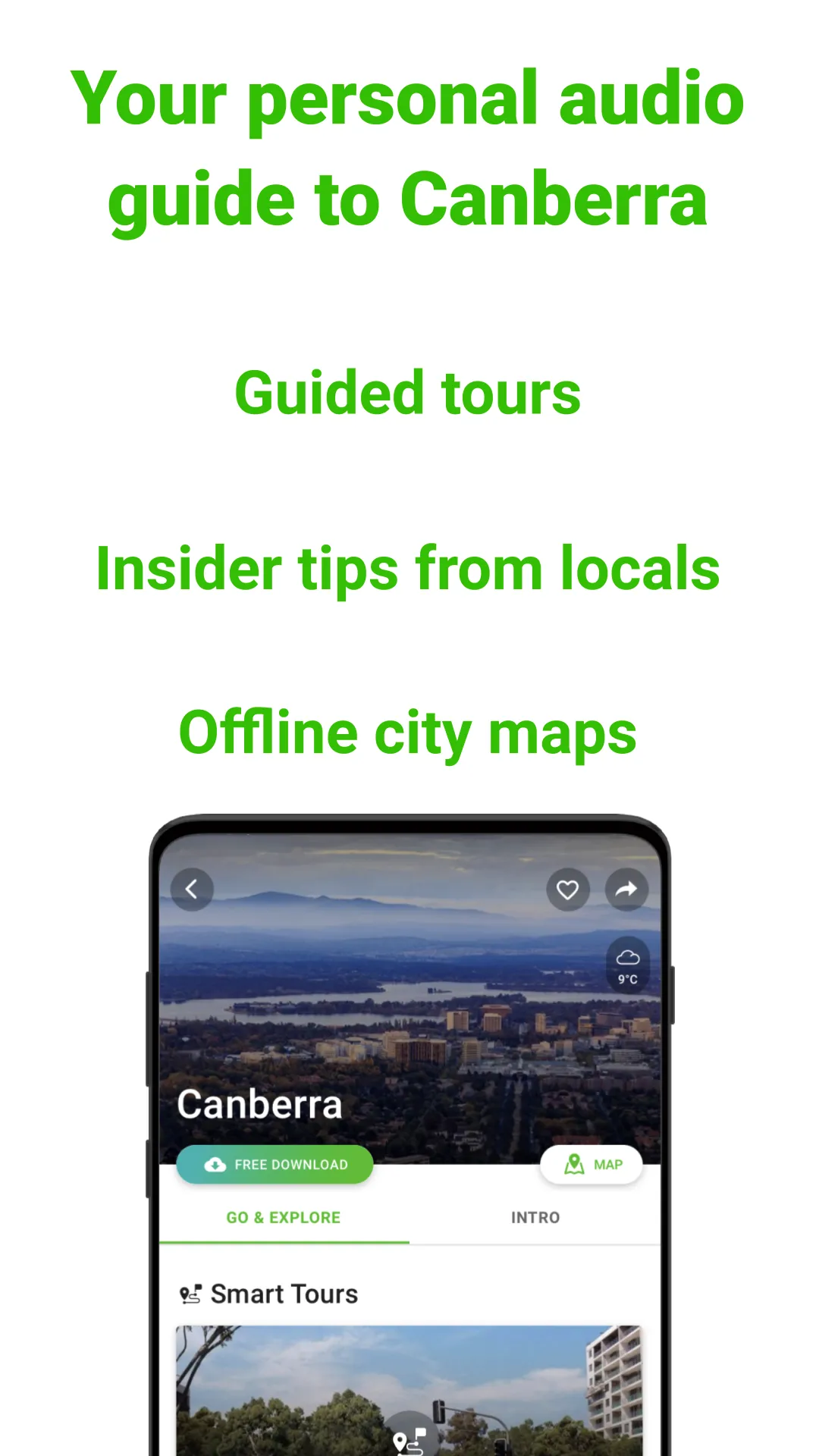 Canberra Tour Guide:SmartGuide | Indus Appstore | Screenshot