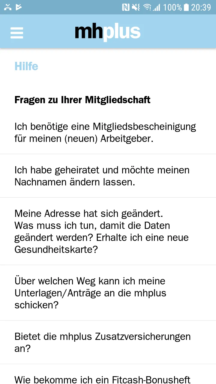 mhplus Krankenkasse | Indus Appstore | Screenshot