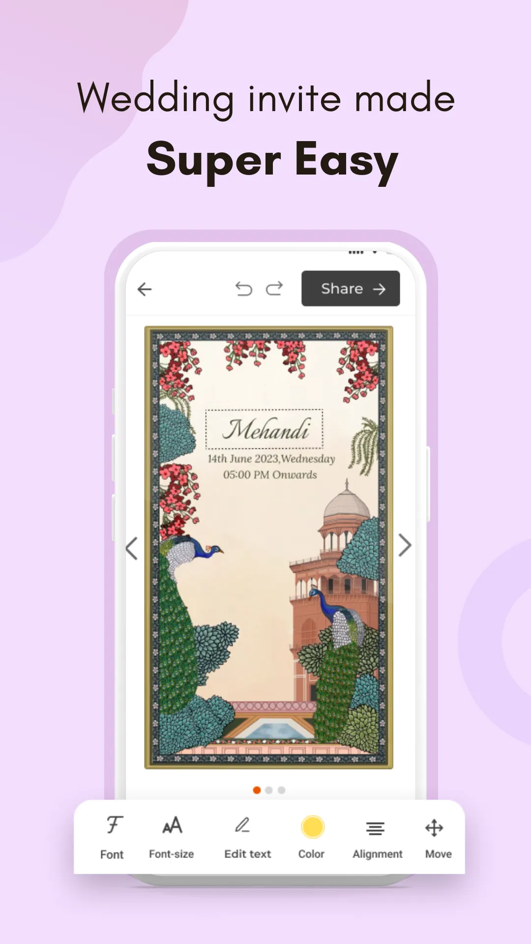 Wedding Invitation Card Maker | Indus Appstore | Screenshot