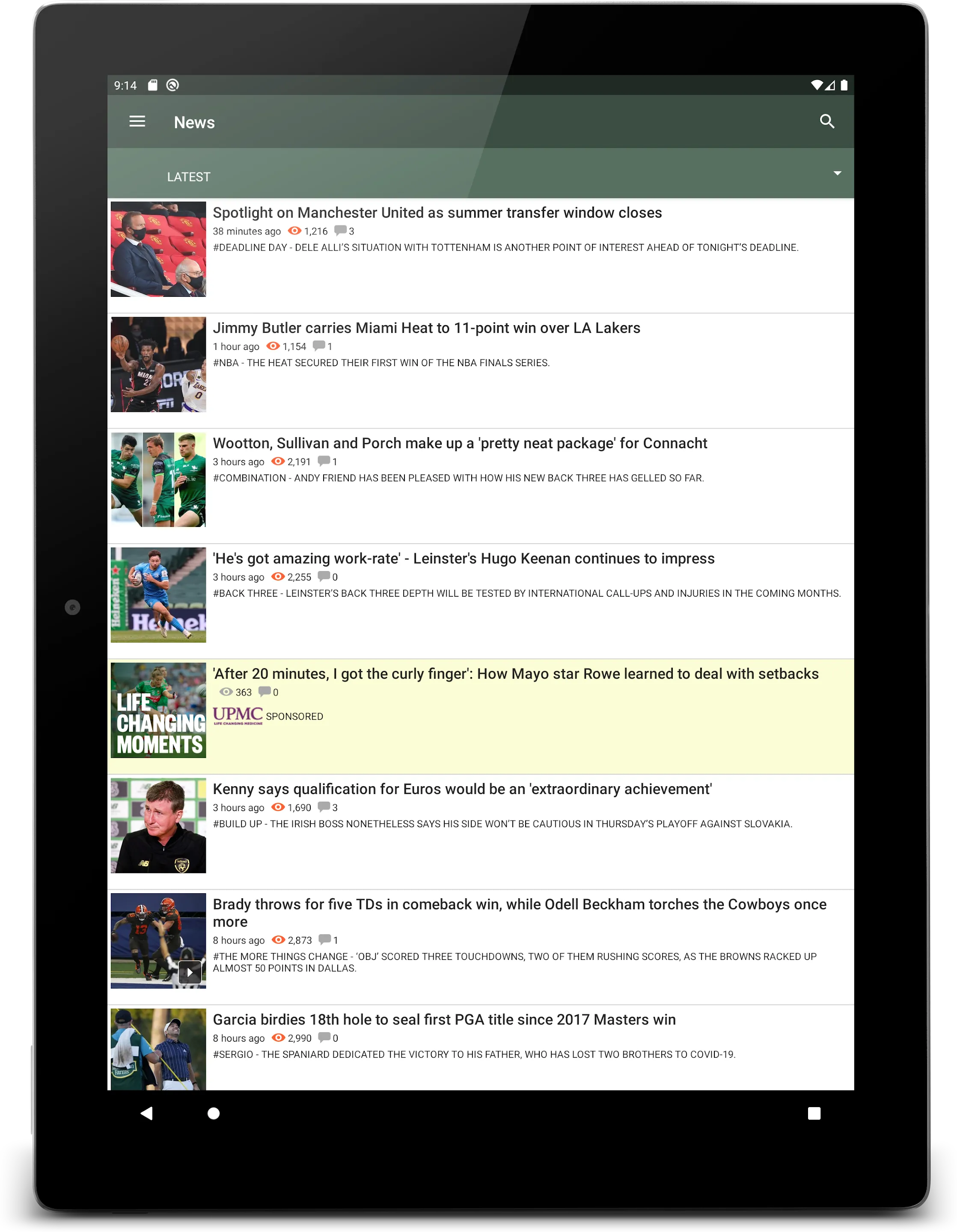 The42.ie Sports News | Indus Appstore | Screenshot