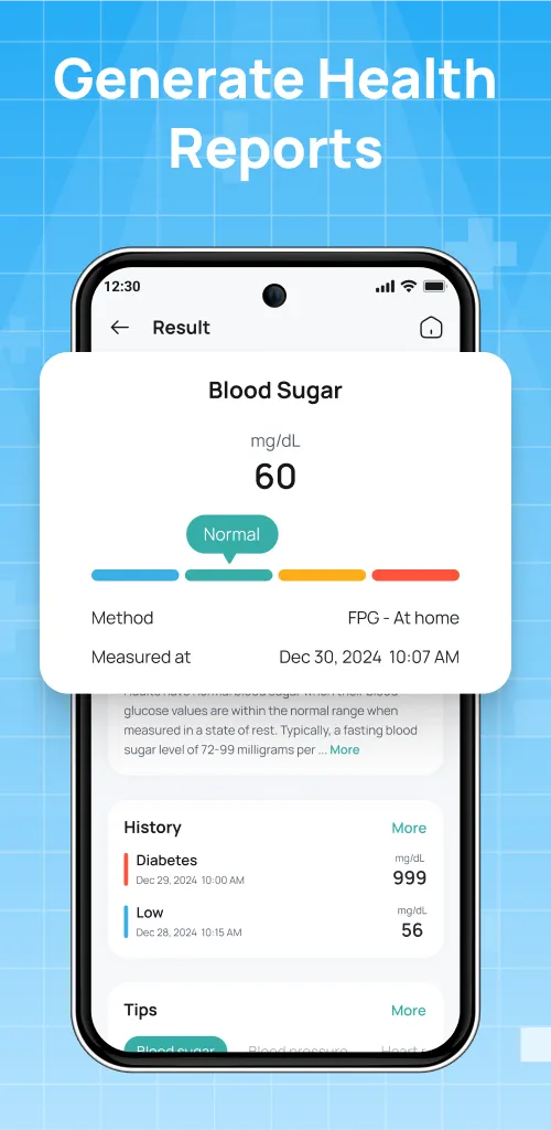 Blood Pressure & Sugar Tracker | Indus Appstore | Screenshot