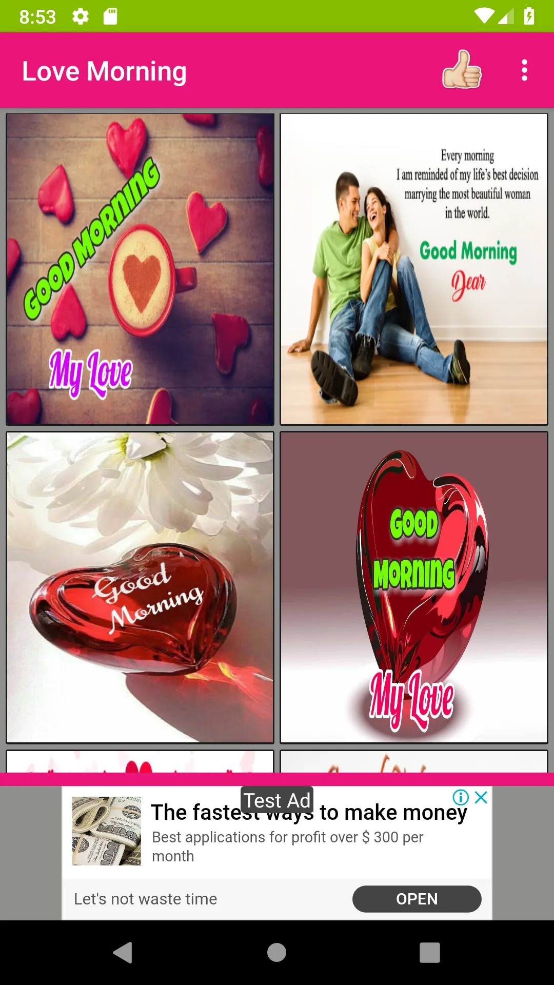 Good Morning Love Images | Indus Appstore | Screenshot