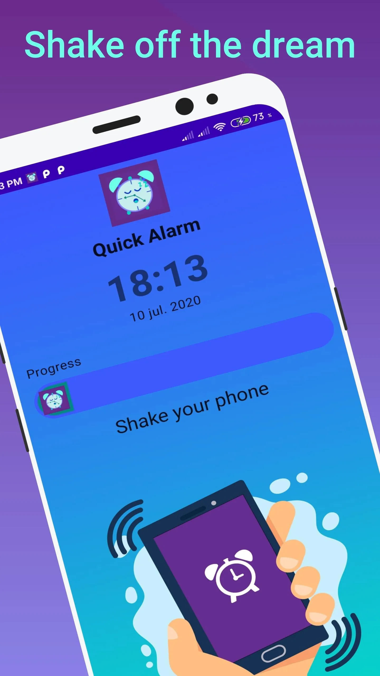 Sleepy alarm : clock reminder | Indus Appstore | Screenshot