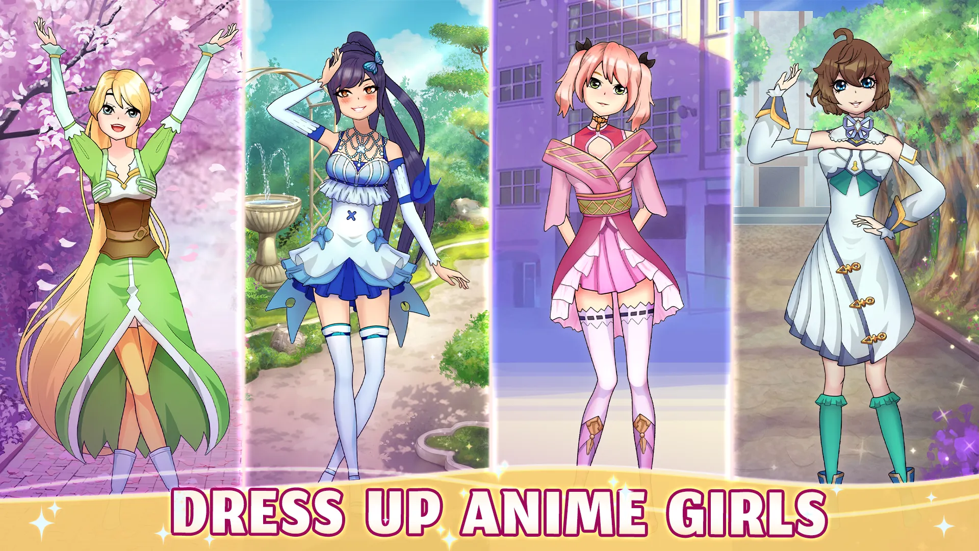 Anime Moe Girls Dress Up Games | Indus Appstore | Screenshot