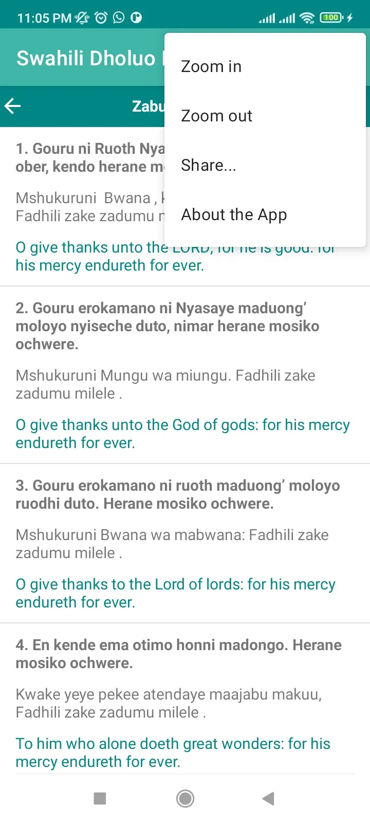 Muma Maler - Swahili Luo Bible | Indus Appstore | Screenshot