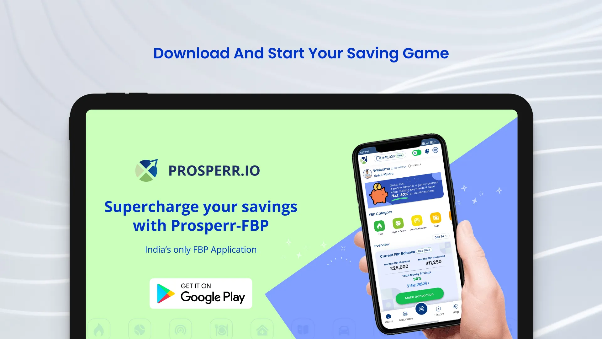 Prosperr.io | Indus Appstore | Screenshot