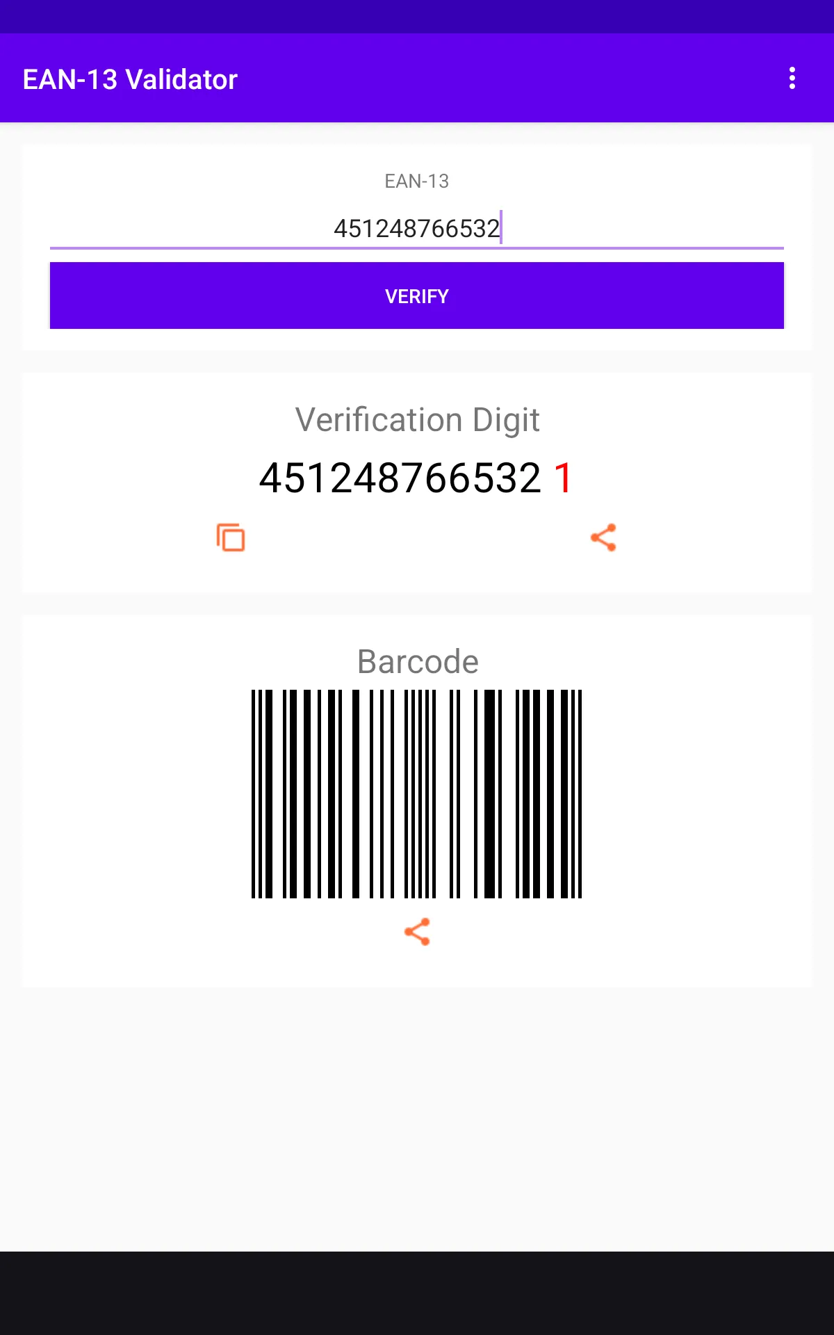 EAN-13 Validator | Indus Appstore | Screenshot