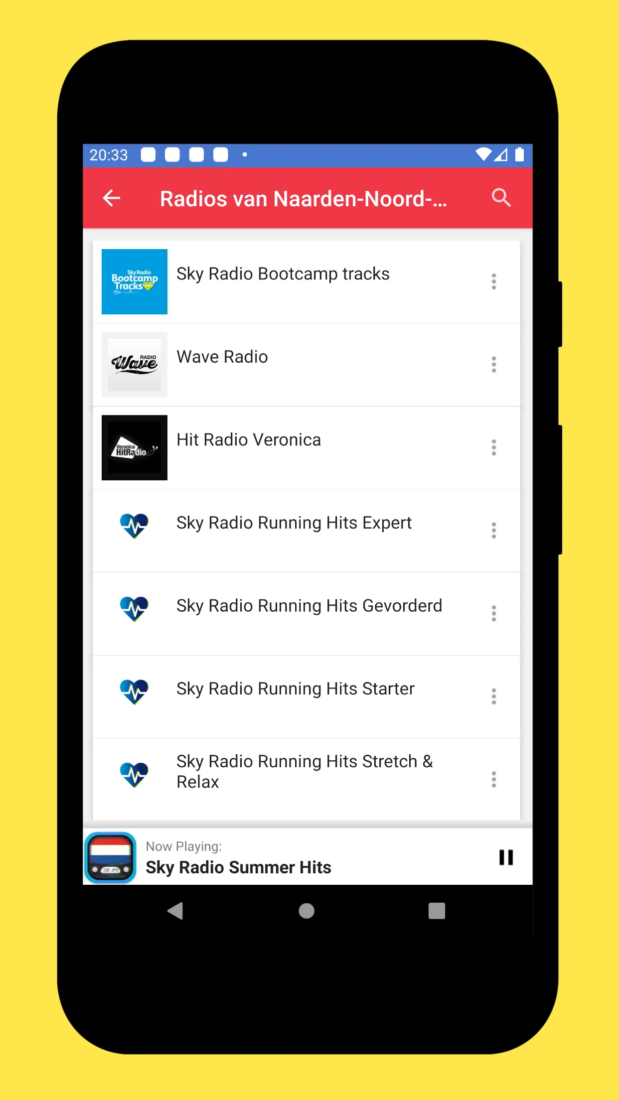 Radio Netherlands: FM Radio NL | Indus Appstore | Screenshot