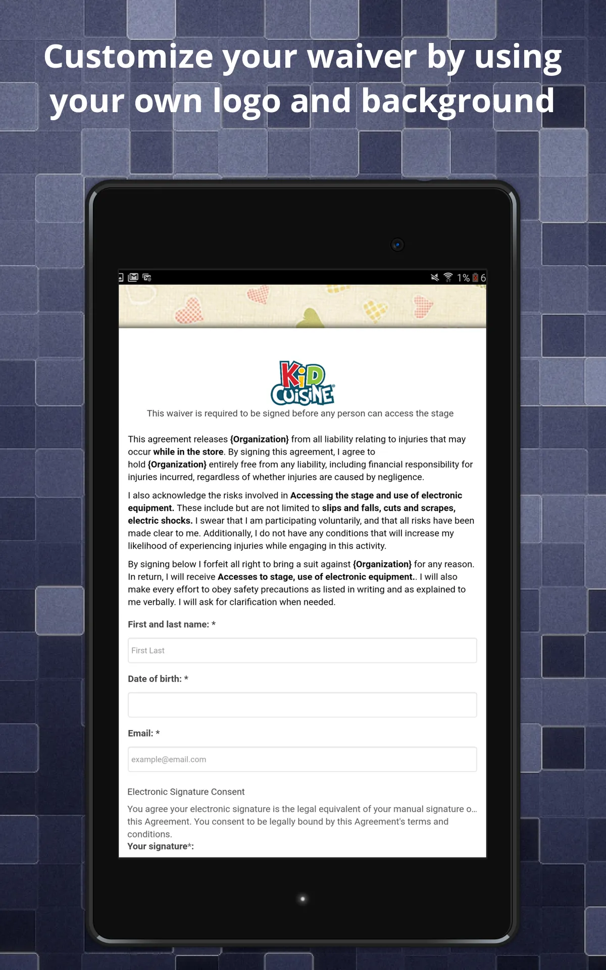 Waiver Electronic | Indus Appstore | Screenshot