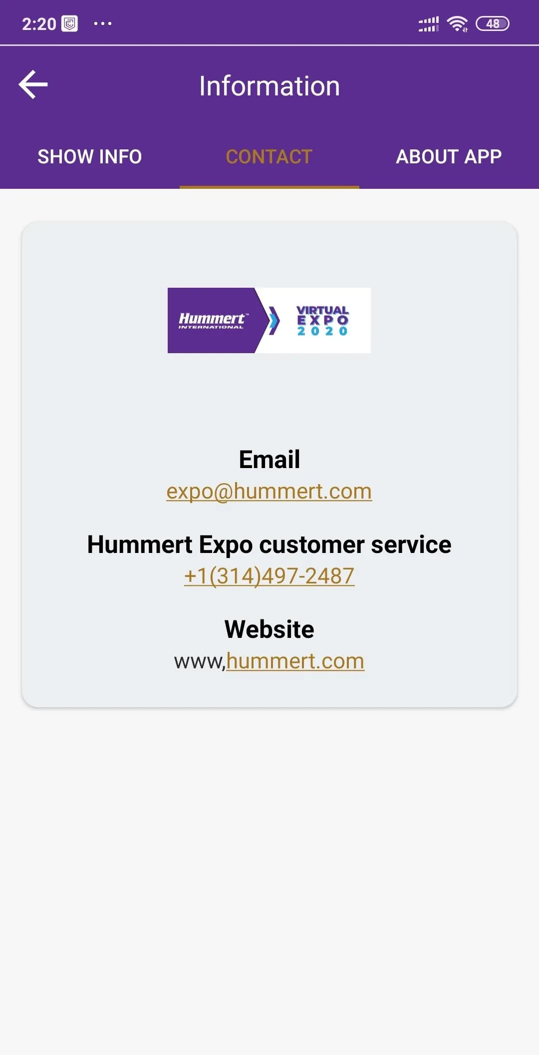 Hummert Expo | Indus Appstore | Screenshot