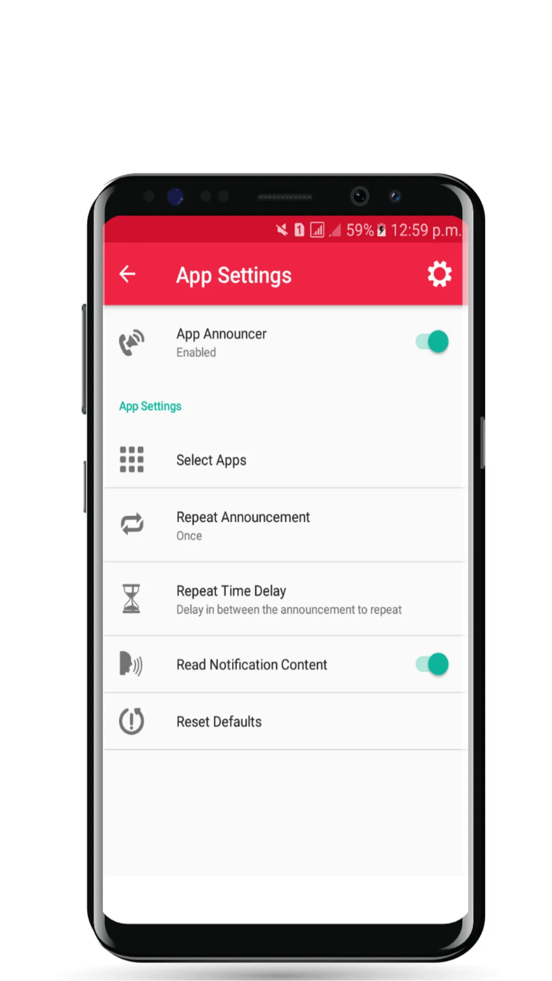 Smart Announcer:Call & Battery | Indus Appstore | Screenshot