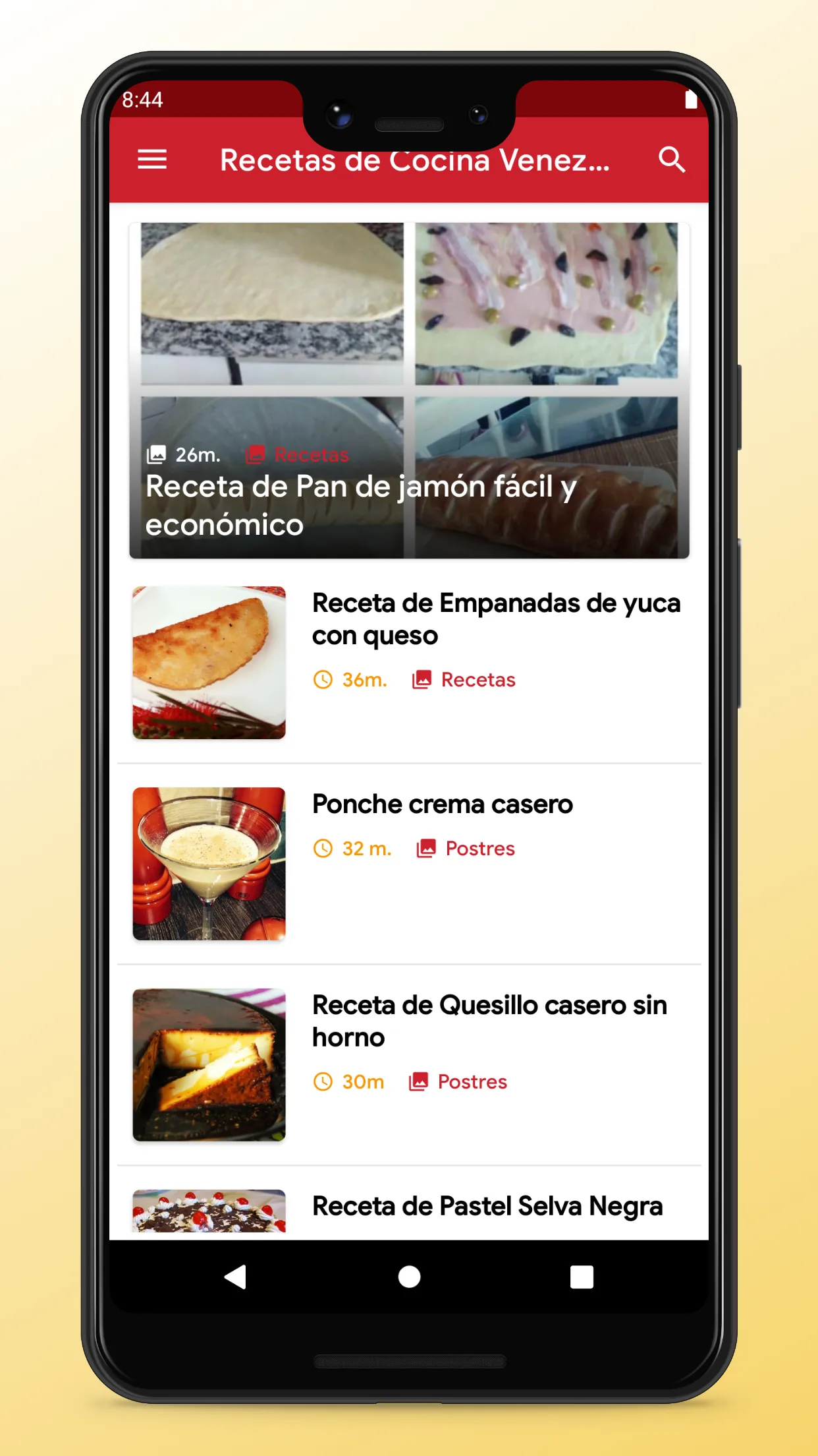 Venezuelan Recipes - Food App | Indus Appstore | Screenshot