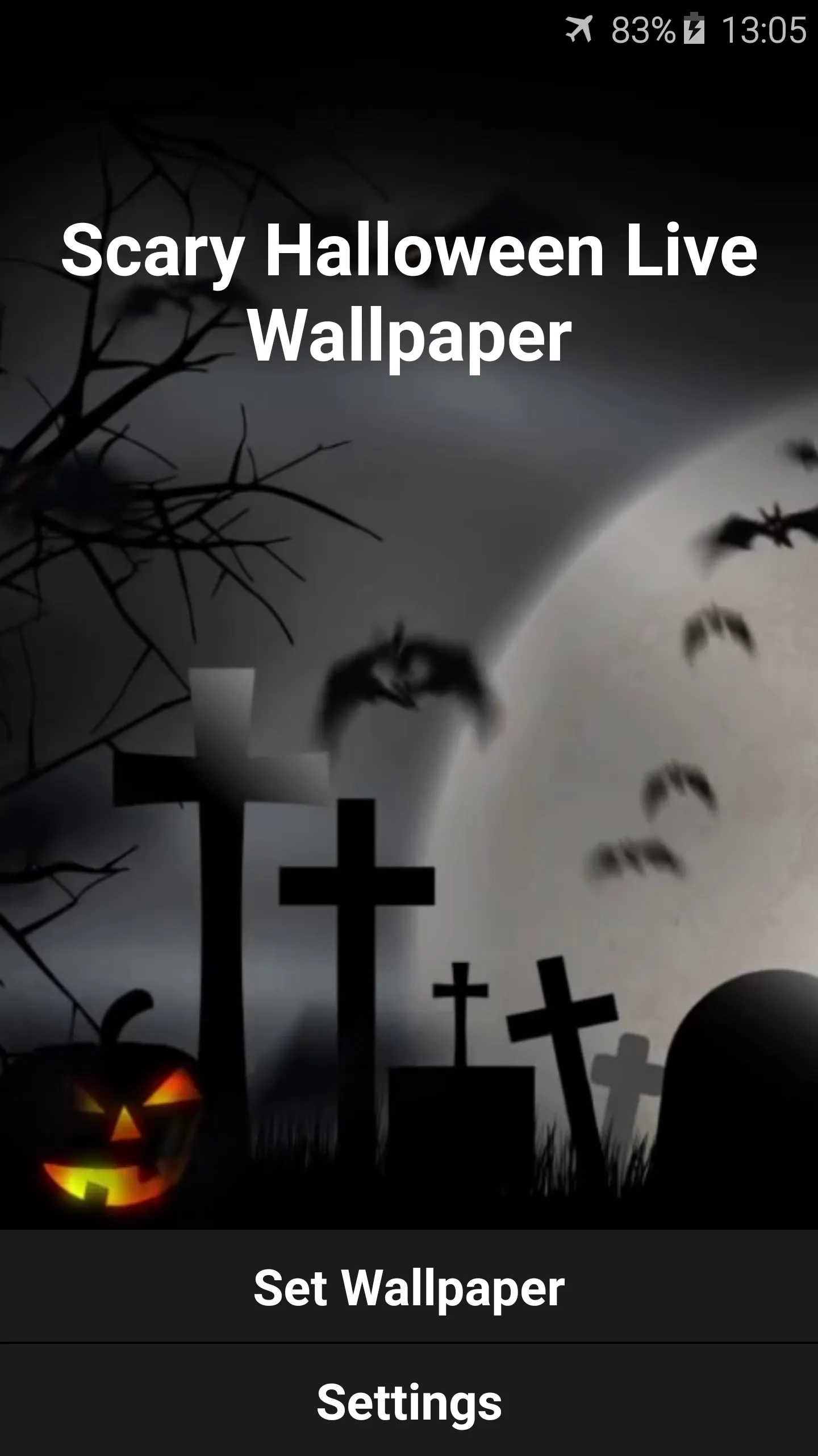 Scary Halloween Live Wallpaper | Indus Appstore | Screenshot