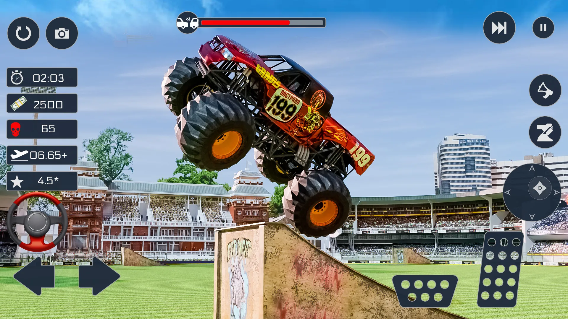 Monster Truck: Stunt Mega Ramp | Indus Appstore | Screenshot