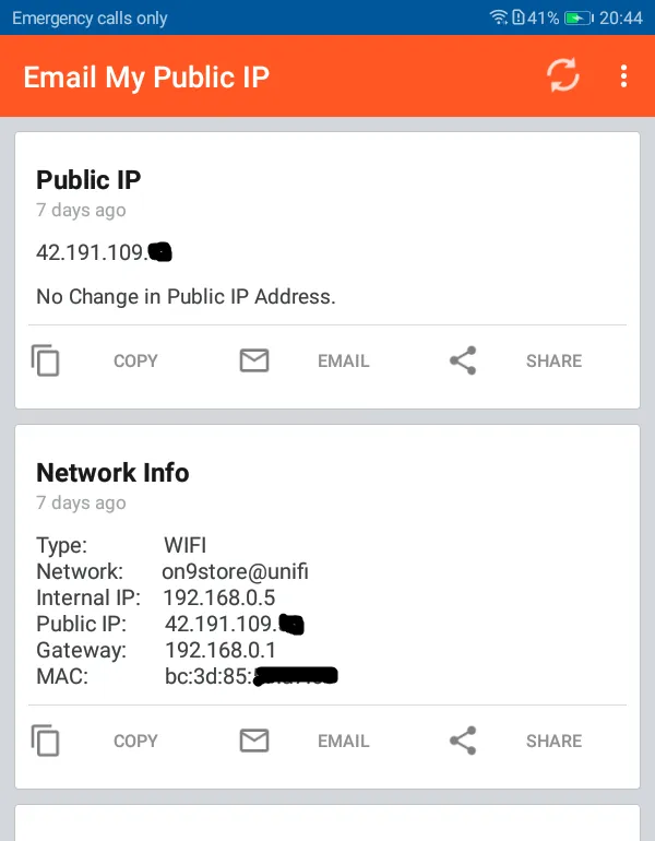 My IP Address | Indus Appstore | Screenshot