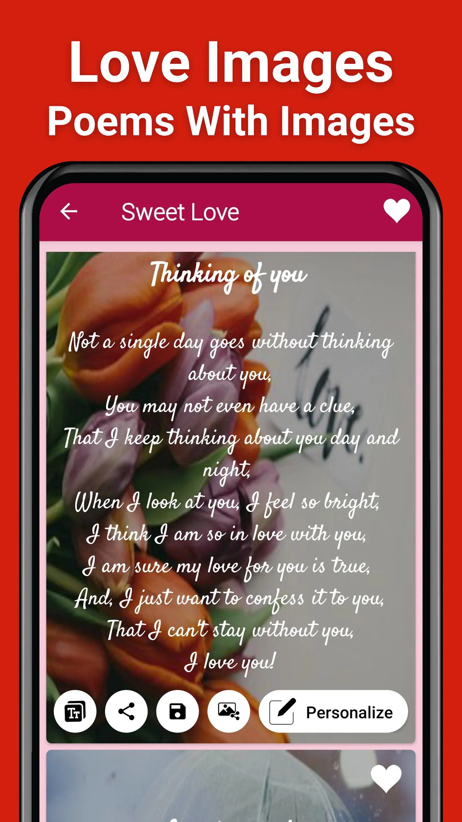 Love Poems for Him & Her | Indus Appstore | Screenshot