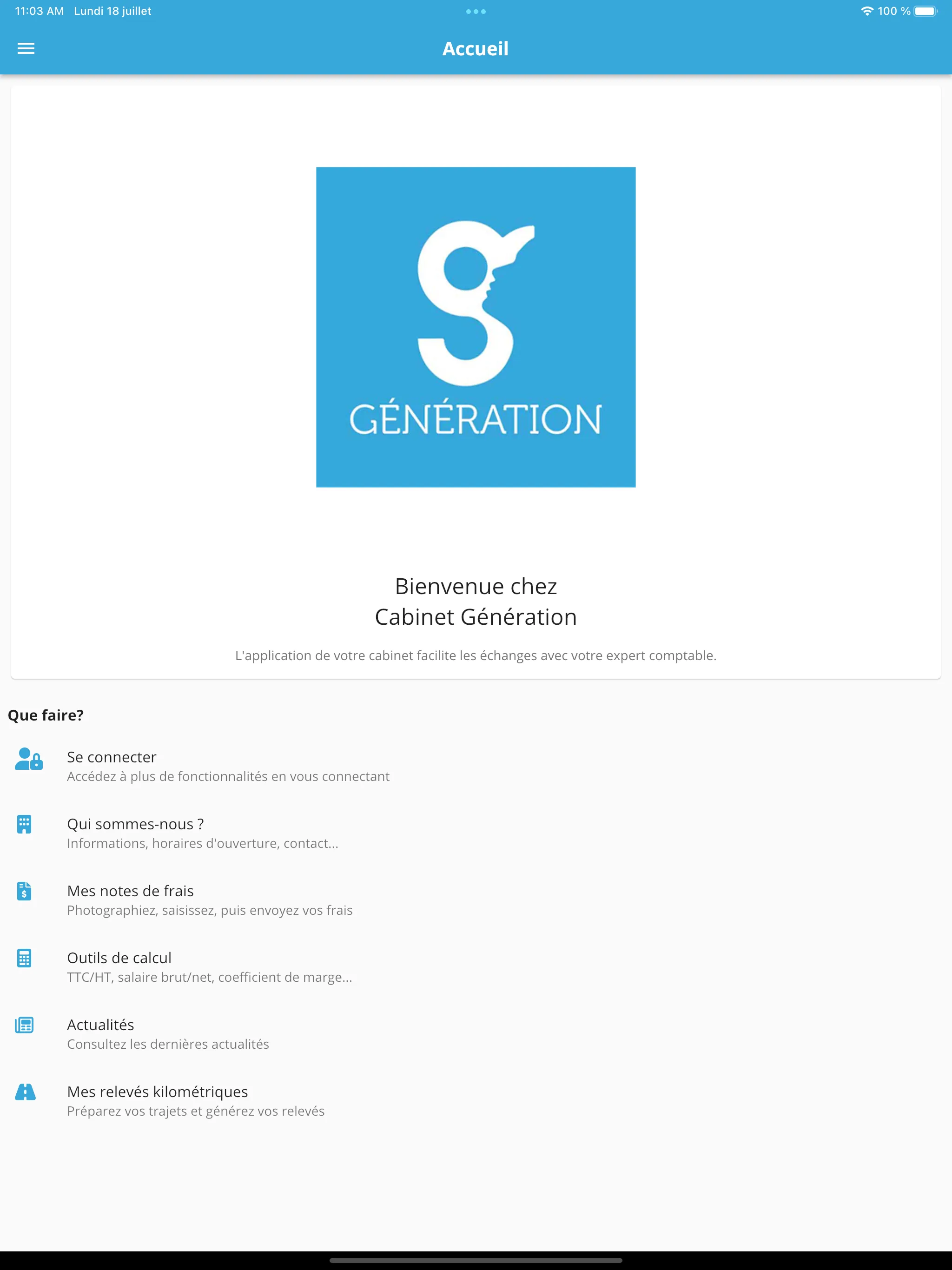 Cabinet Génération | Indus Appstore | Screenshot