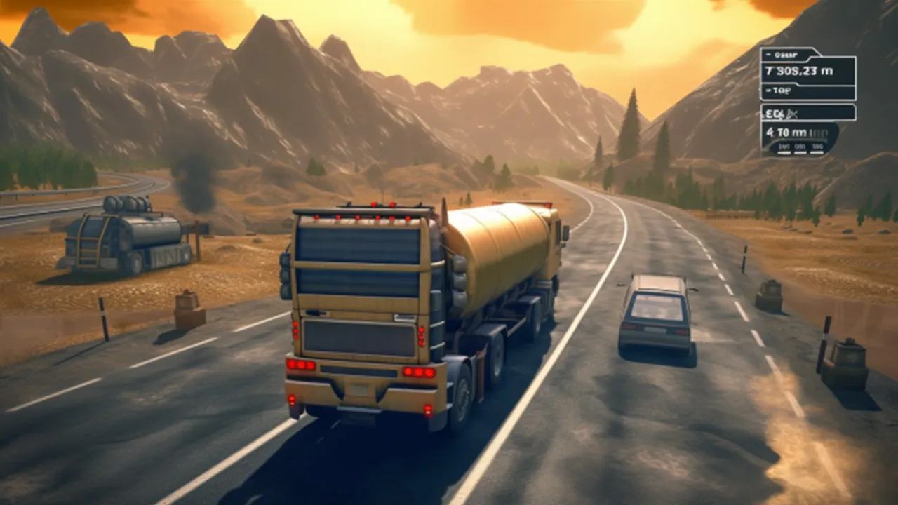 Oil Cargo Transport Truck Game | Indus Appstore | Screenshot