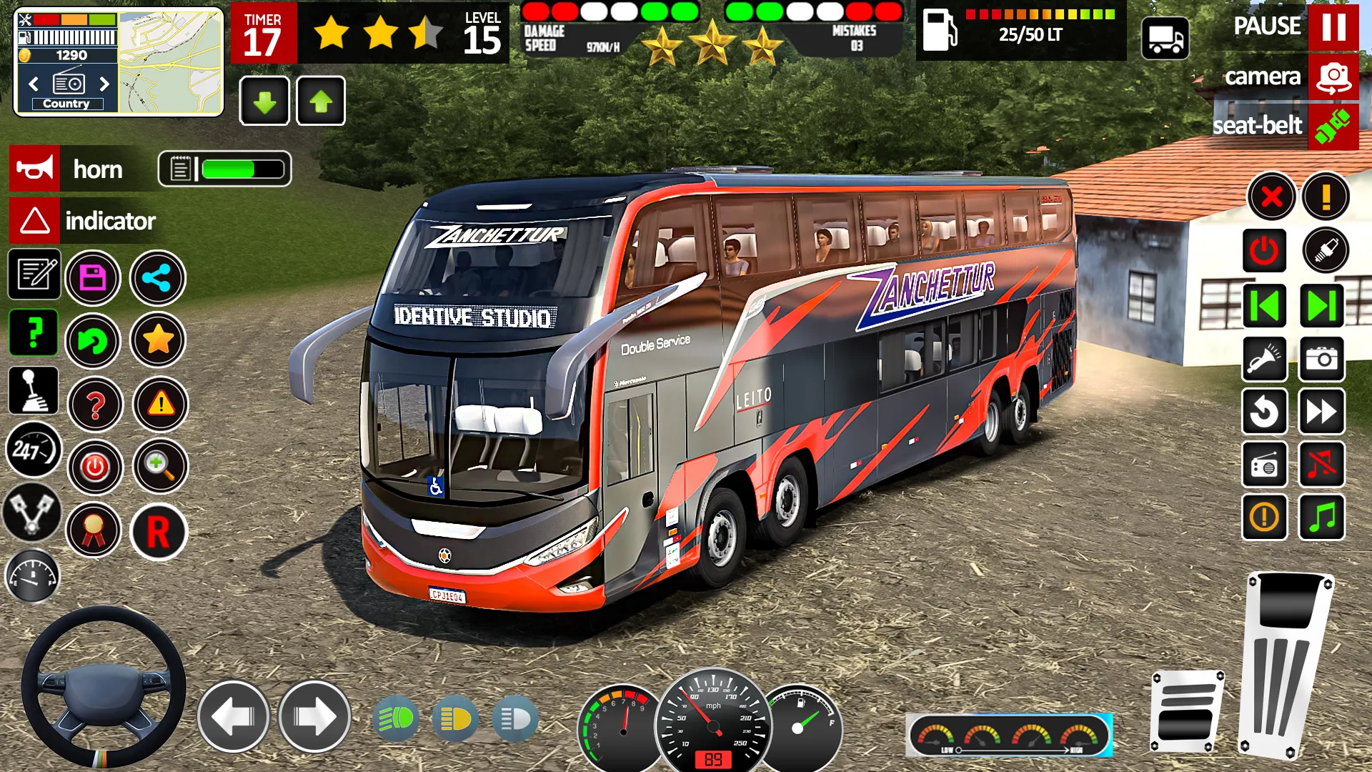 Offroad Bus Driving Bus Sim 3D | Indus Appstore | Screenshot