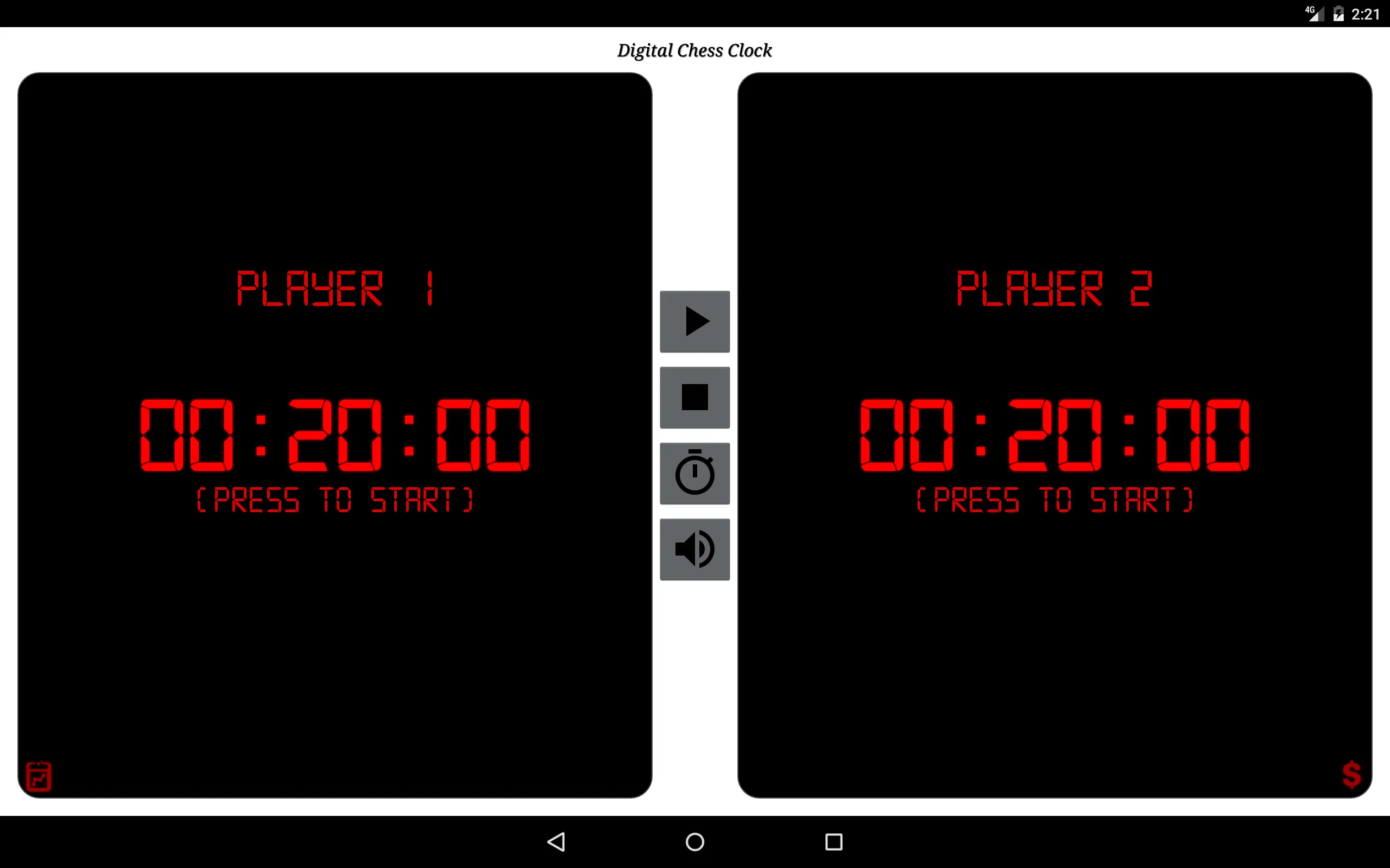 Digital Chess Clock | Indus Appstore | Screenshot