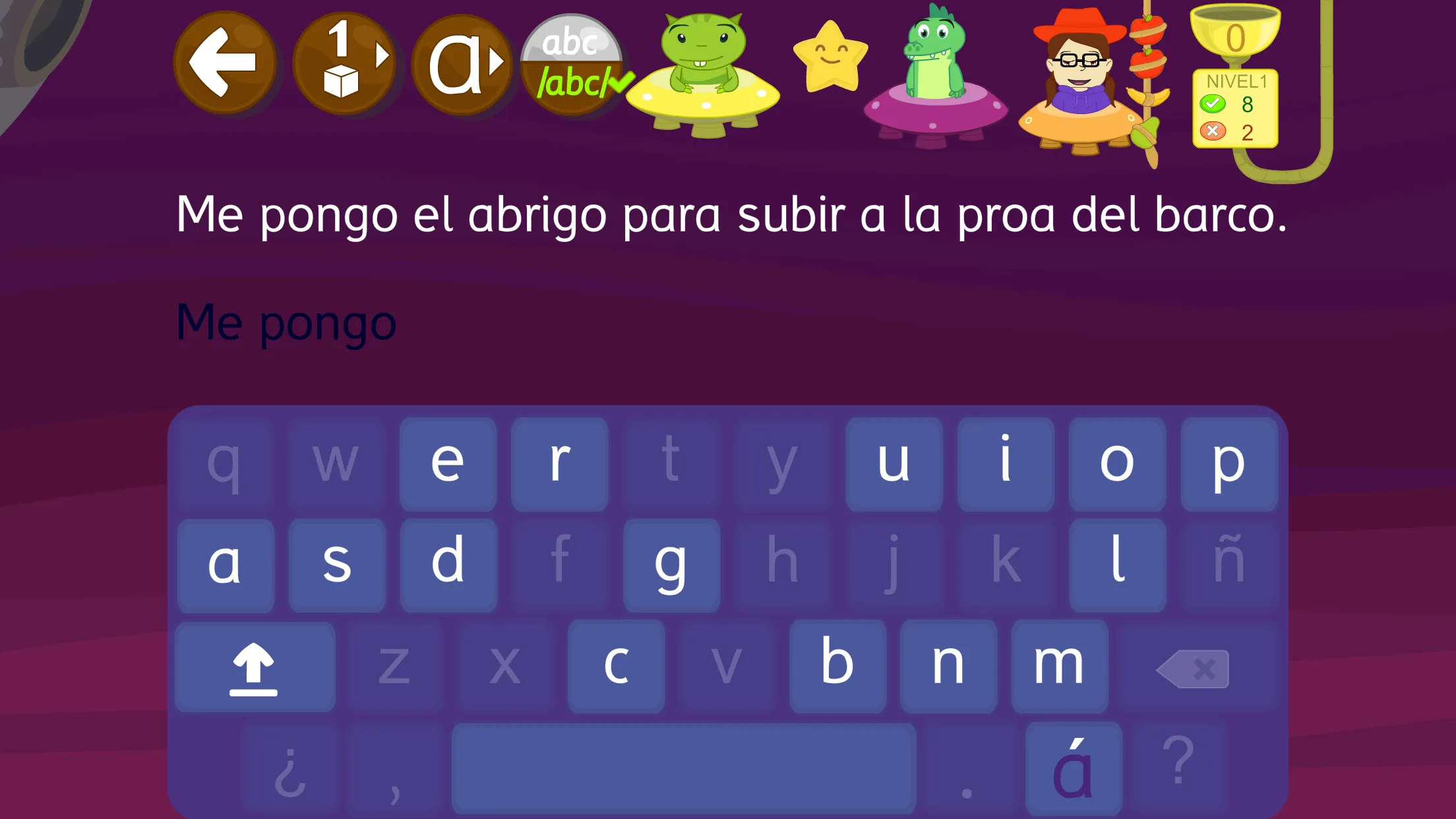 Aprender a leer 2 Grin y Uipi | Indus Appstore | Screenshot