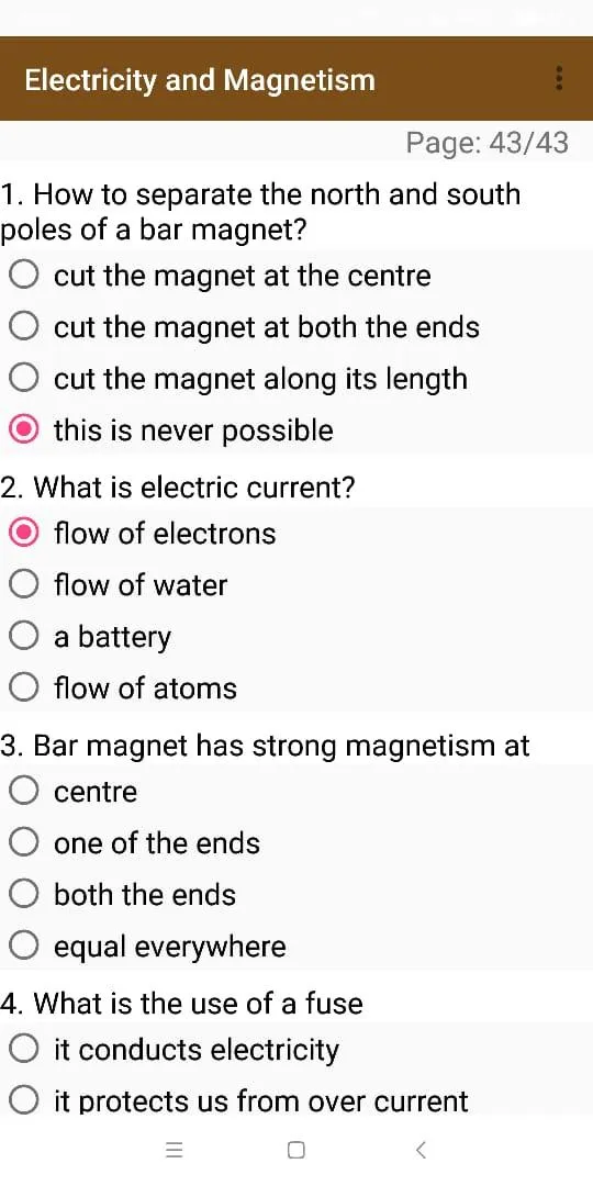 6th Homi Bhabha Theory Exam | Indus Appstore | Screenshot