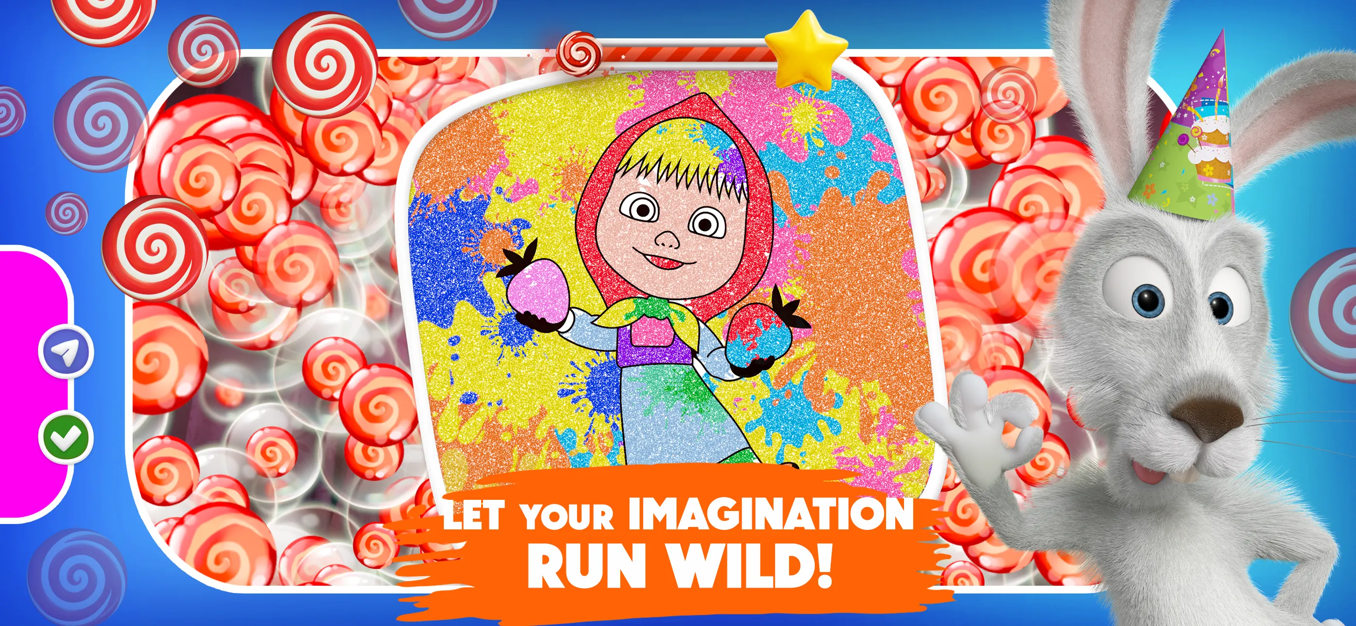 Masha and the Bear: Coloring | Indus Appstore | Screenshot