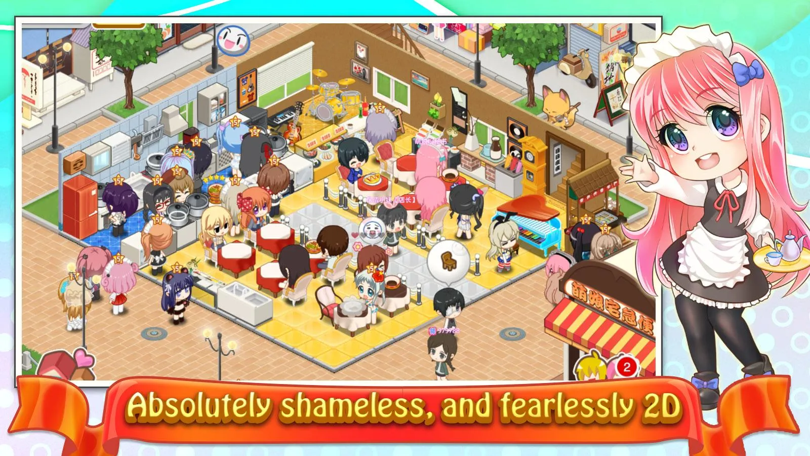 Moe Girl Cafe 2 | Indus Appstore | Screenshot