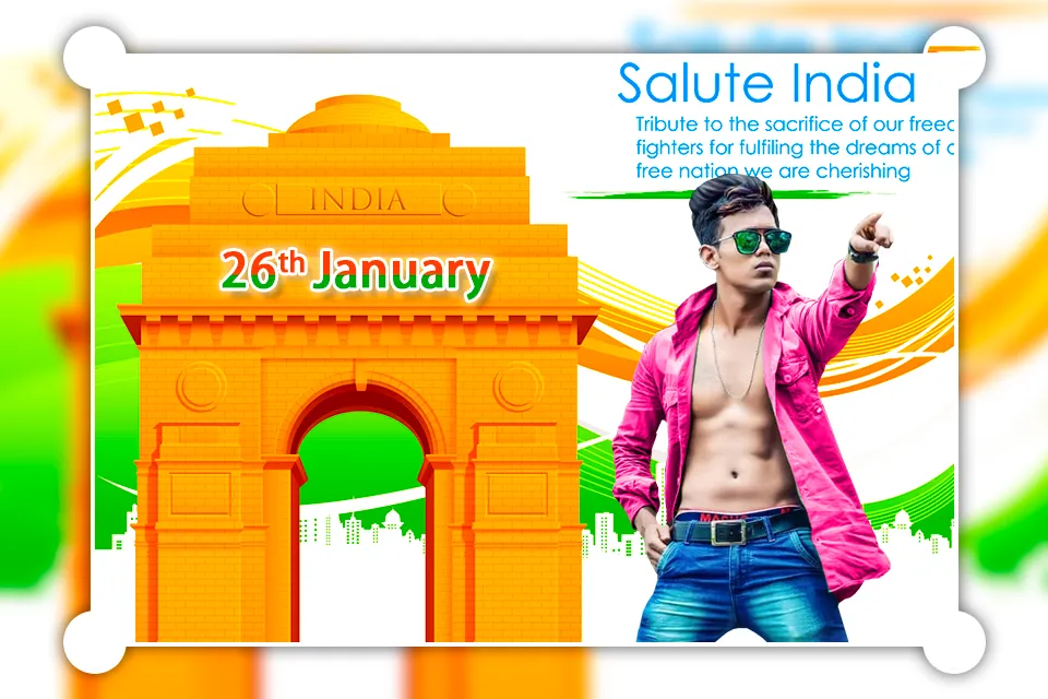 Republic Day Photo Frame | Indus Appstore | Screenshot