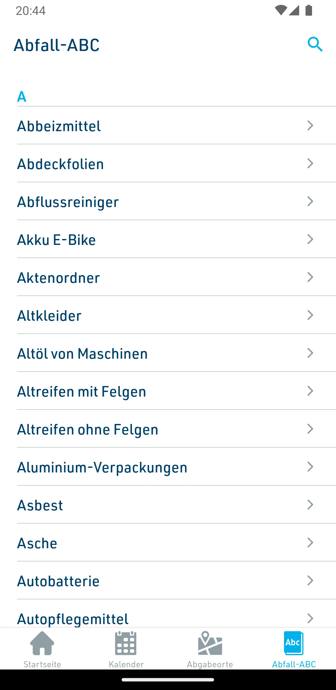 AWISTA Kommunal | Indus Appstore | Screenshot