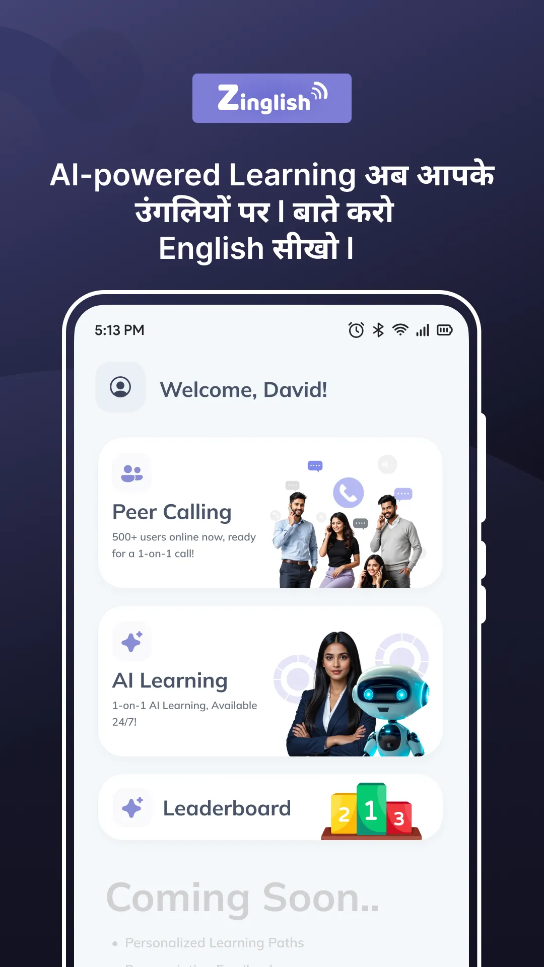 Zinglish -  Pro इंग्लिश सीखो | Indus Appstore | Screenshot