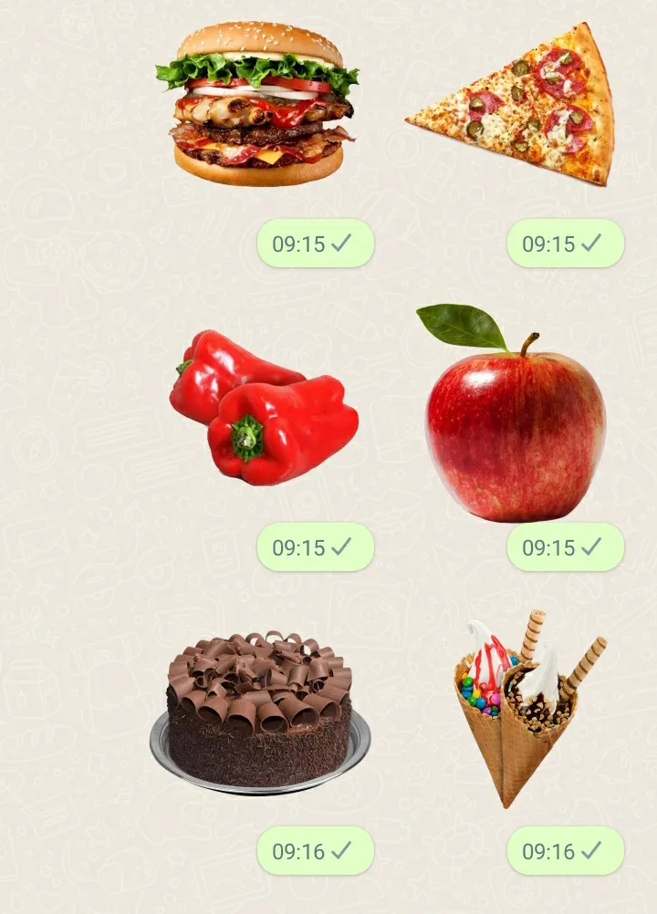 Food Stickers | Indus Appstore | Screenshot