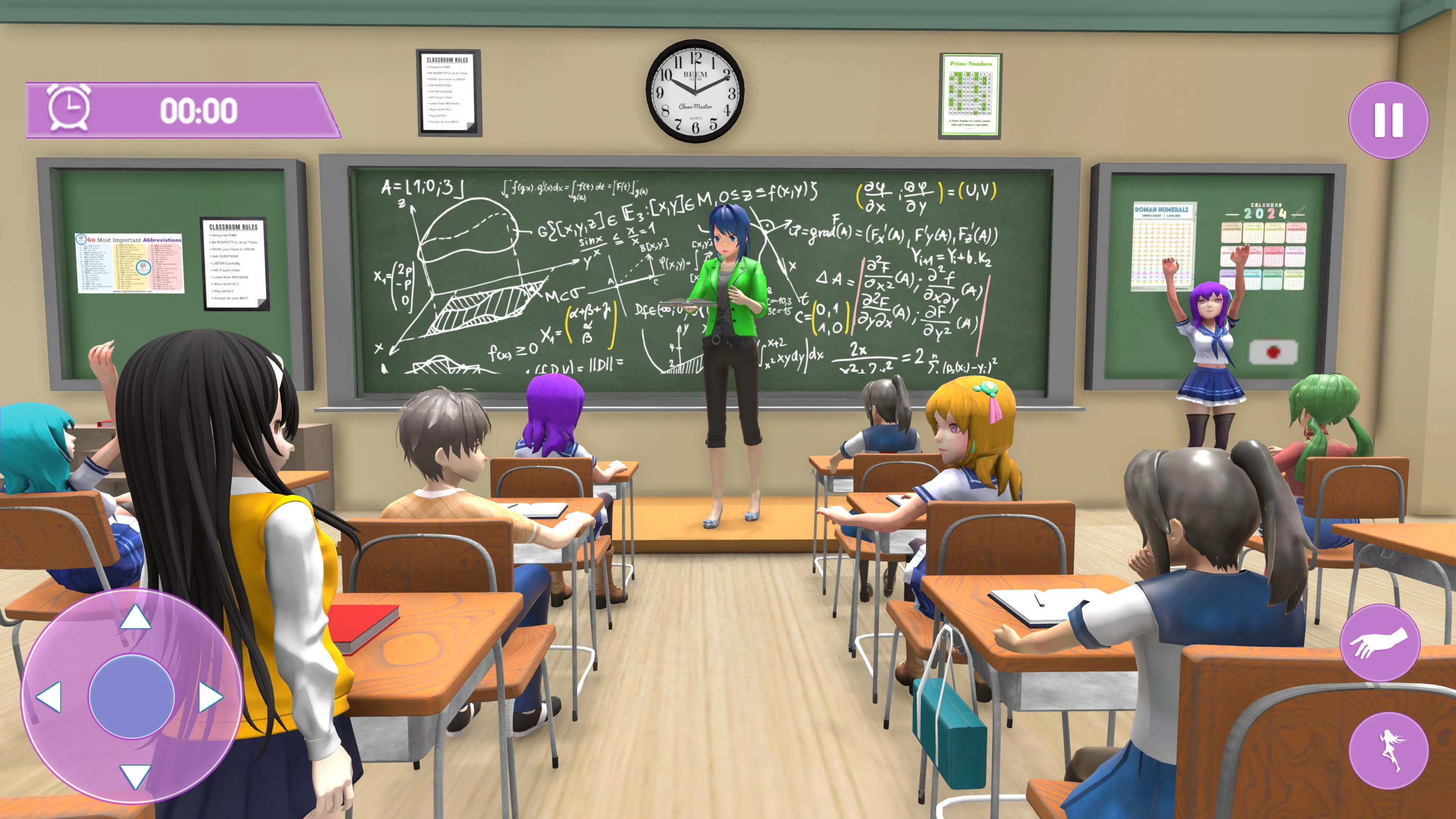 School Girl Anime Simulator | Indus Appstore | Screenshot