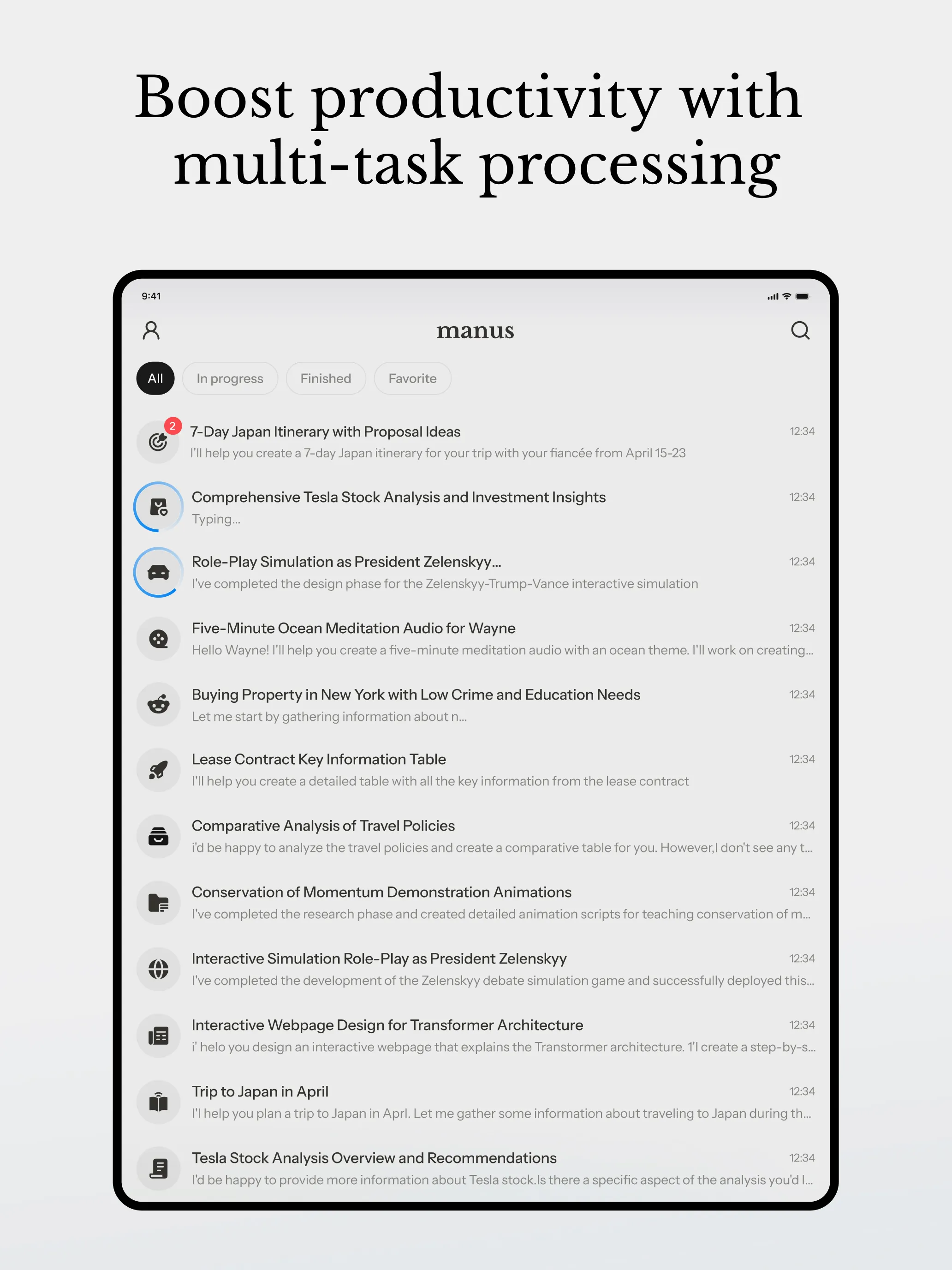 Manus AI | Indus Appstore | Screenshot
