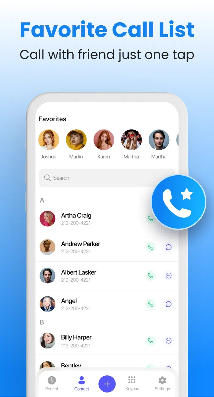 Phone Dialer & Call Contacts | Indus Appstore | Screenshot