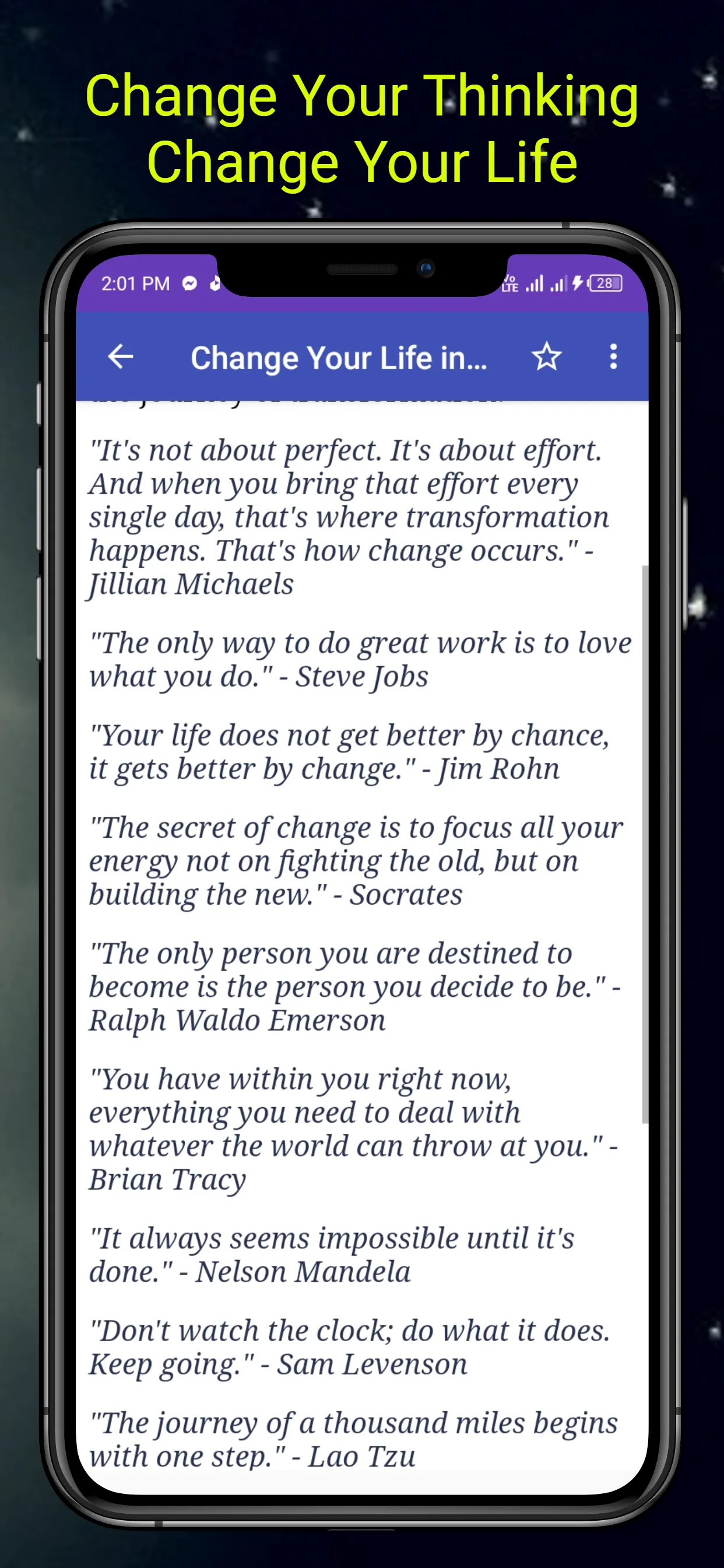 Change Your Life in a Week | Indus Appstore | Screenshot