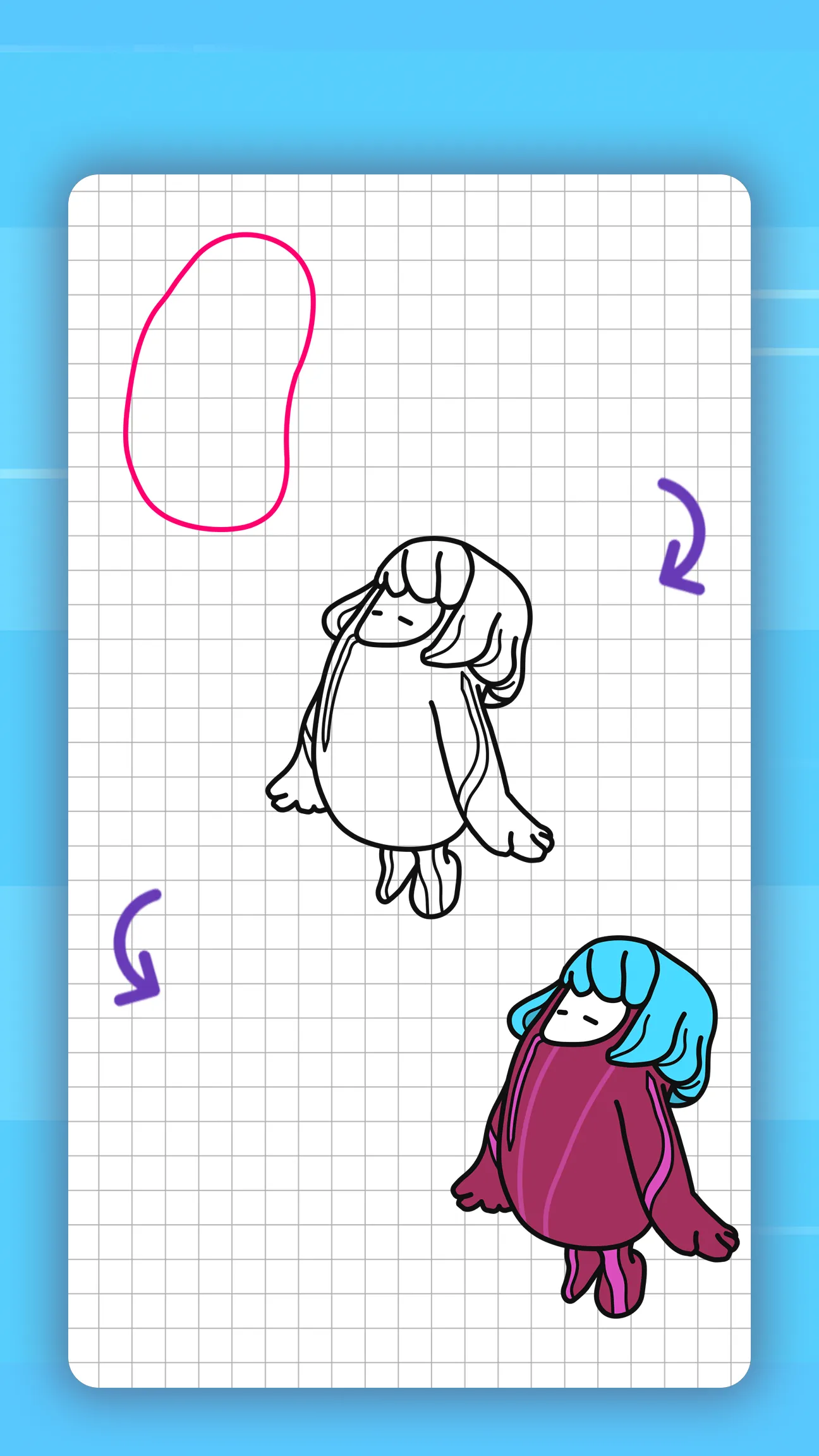 How to draw cute characters | Indus Appstore | Screenshot