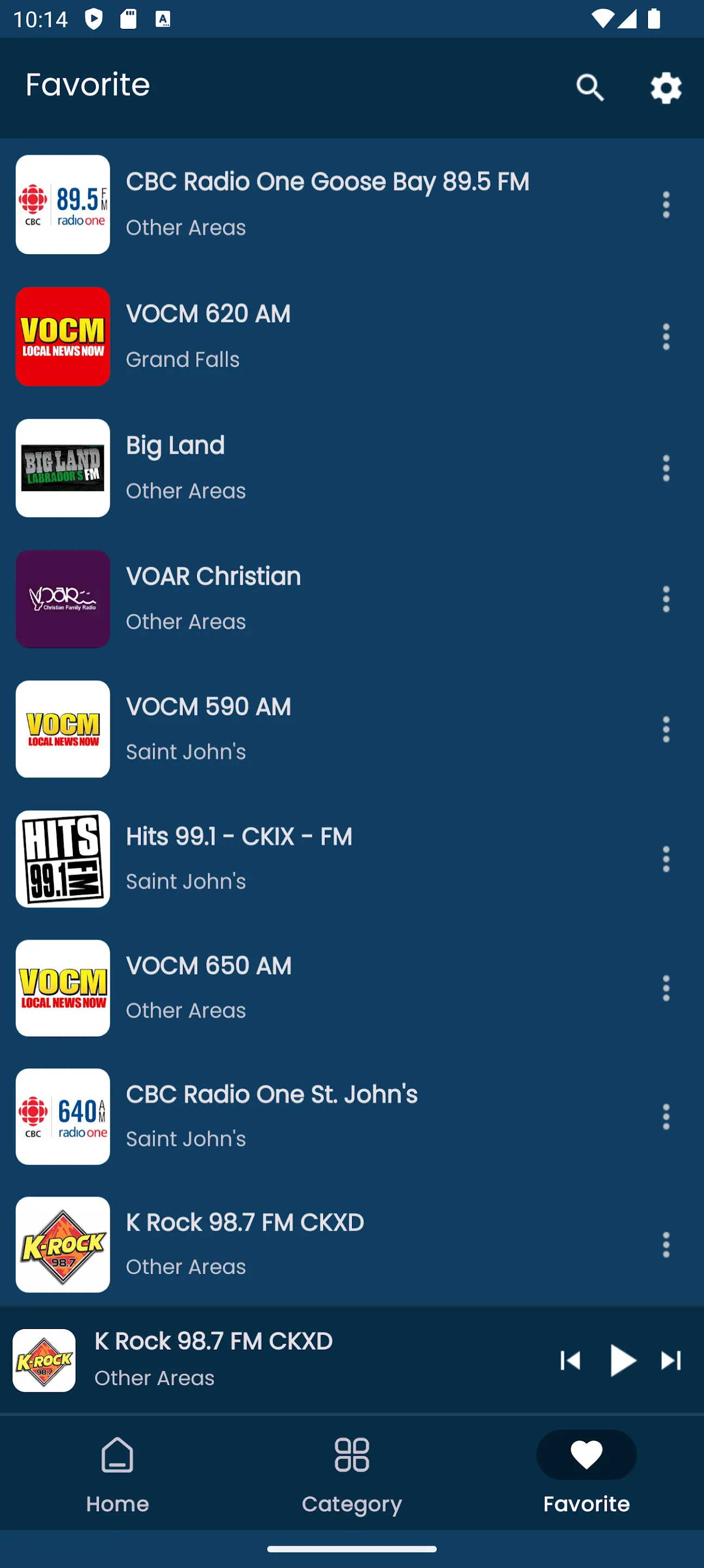 Radios from Newfoundland | Indus Appstore | Screenshot