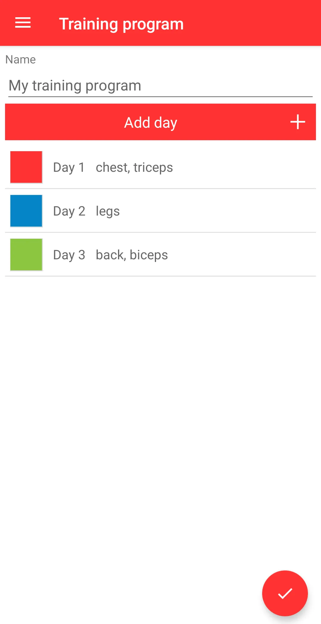 Fit Planner: muscle training | Indus Appstore | Screenshot