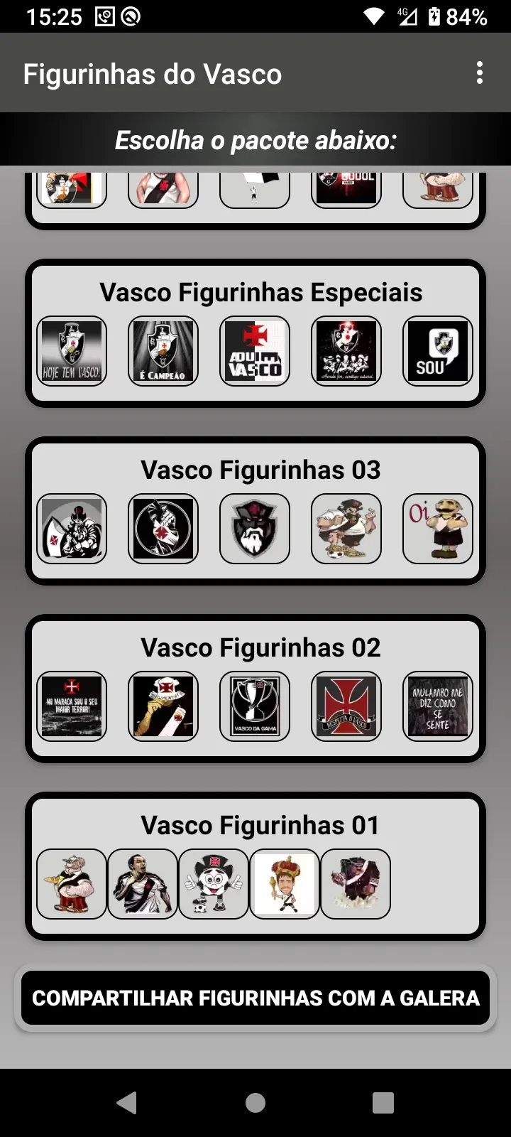 Figurinhas do Vasco | Indus Appstore | Screenshot