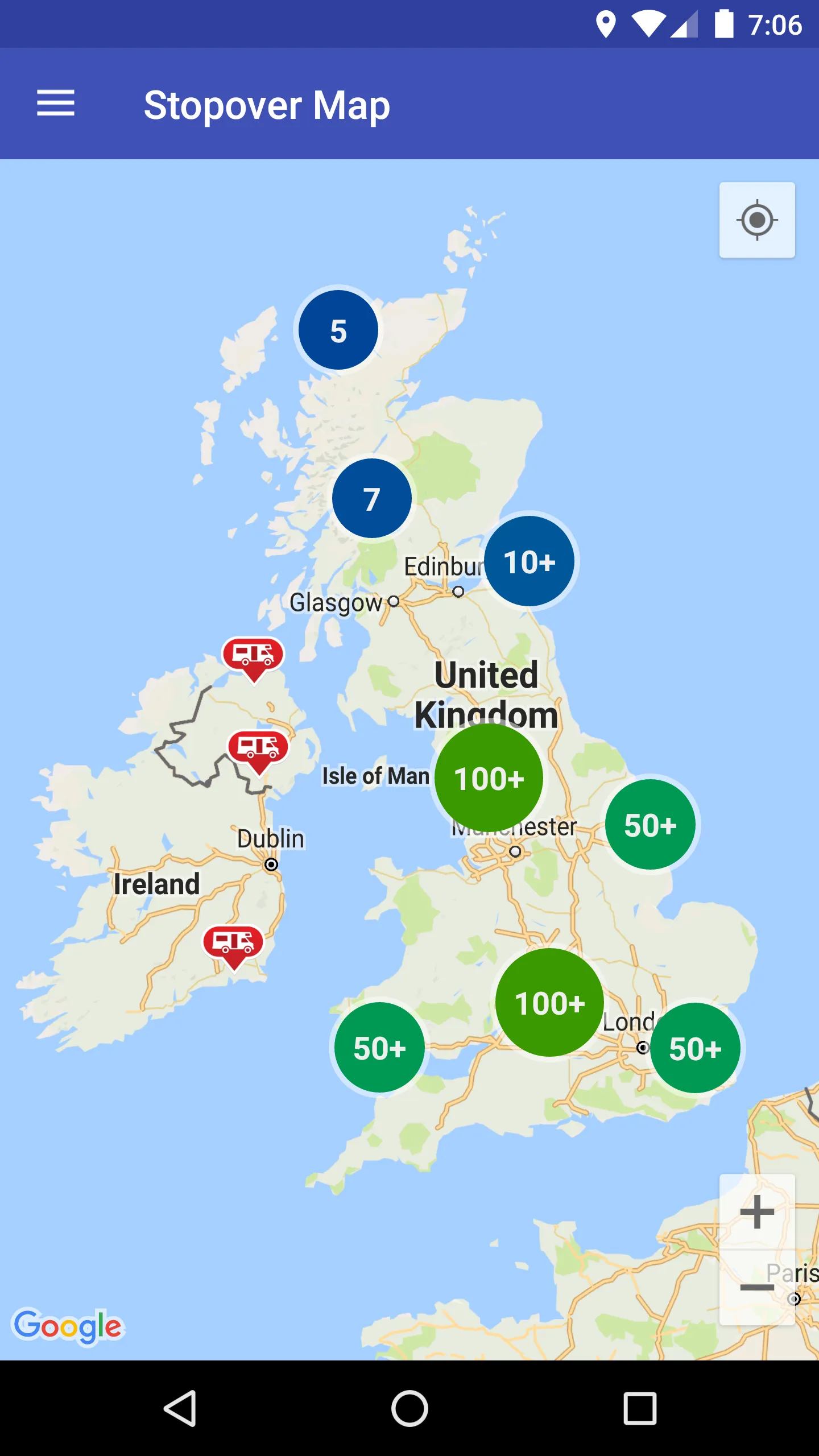 Motorhome Stopover UK | Indus Appstore | Screenshot