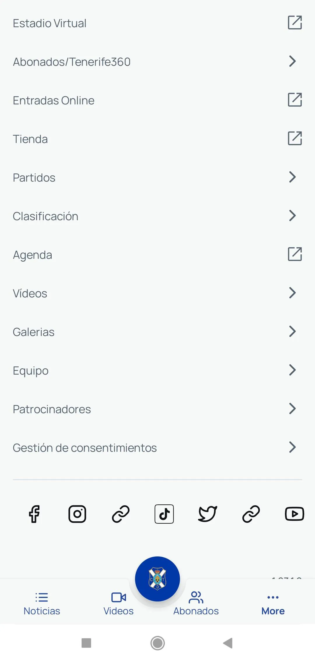 CD Tenerife - Official App | Indus Appstore | Screenshot